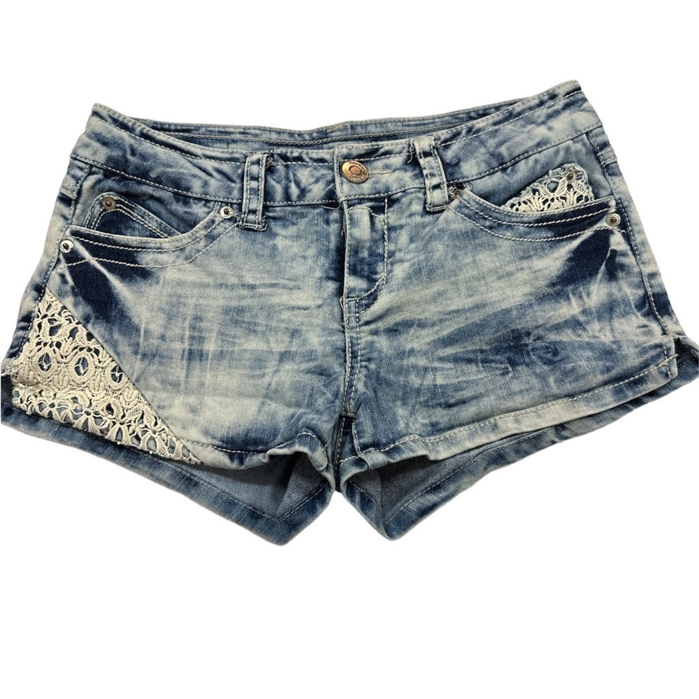 Almost Famous Jean Denim Shorts Size 3 Jr
